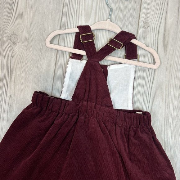 NWT Lacey Lane Size 5 Sadie Dress Corduroy Jumper Girls Button Front - Picture 7 of 9